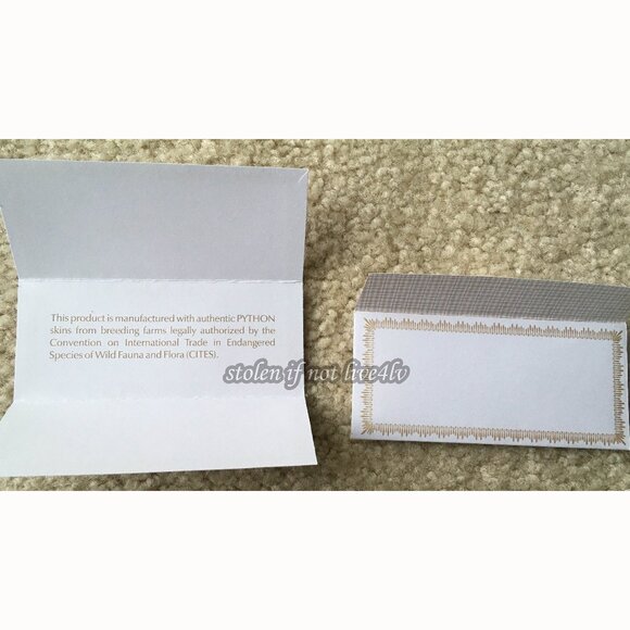 NEW Never Carried Auth Nancy Gonzalez GENUINE PYTHON shiny black tote bag $3950 - Picture 14 of 14